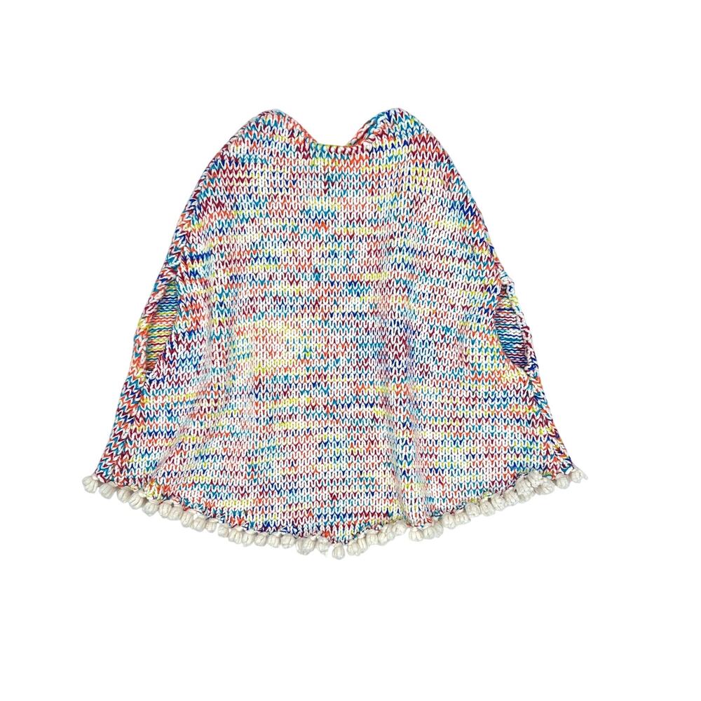 Peek Knit Poncho